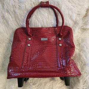 Red travel bag